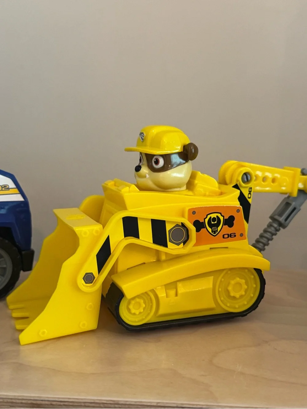 Paw Patrol Trio: Red Fire Engine, Blue Police Cruiser, Yellow Bulldozer